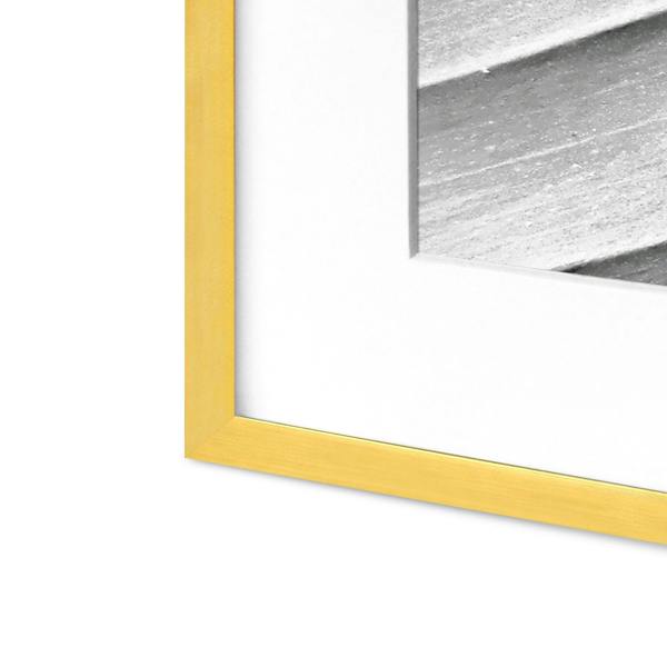 nielsen 7 Piece Gallery Wall Frame Set, Gold Aluminium