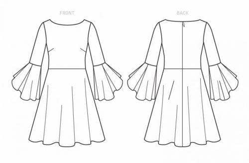 Vogue Sewing Pattern 1594, Dresses for Women, E5 (14-16-18-20-22) - Easy