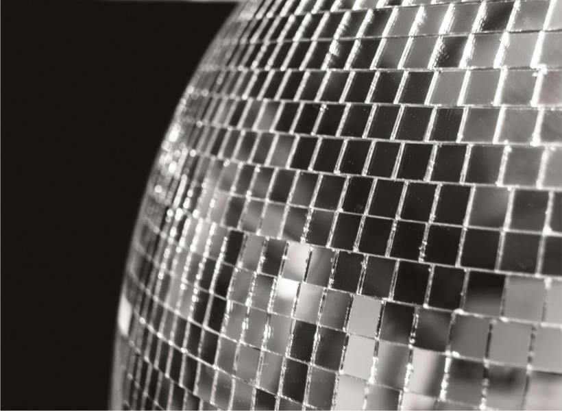 FX Lab FXLab Professional 75cm Silver Mirror Ball with 10mm Facets and Fibreglass Core