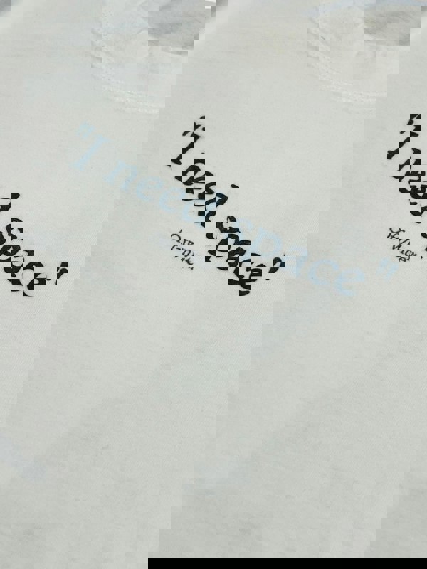 Off-White Thick Need Space Crop Tee White