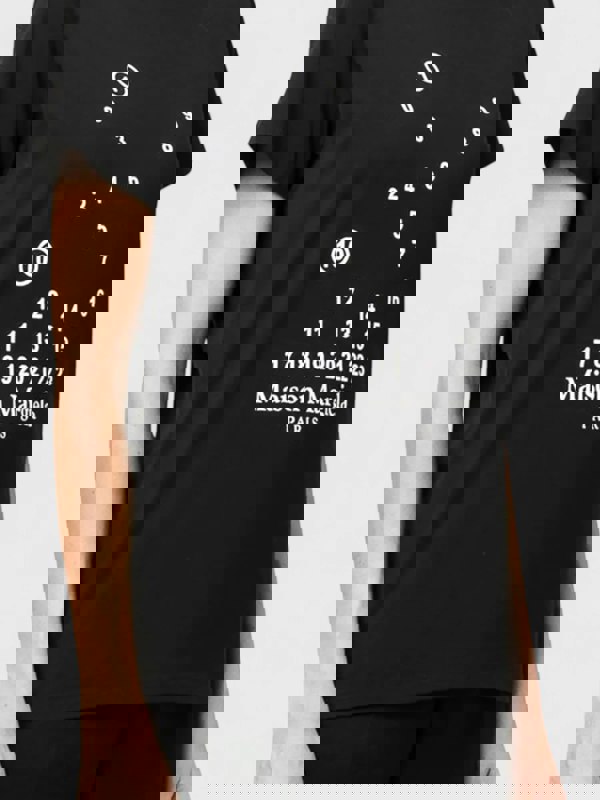 Maison Margiela Numeric Logo T-Shirt Black Wmns