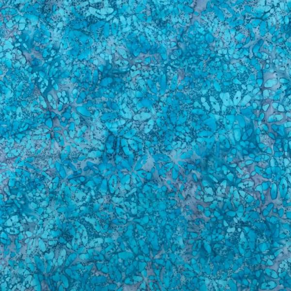 Minerva Cotton Batik Dressmaking & Quilting Fabric per metre, 110cm / 43" Wide - Turquoise
