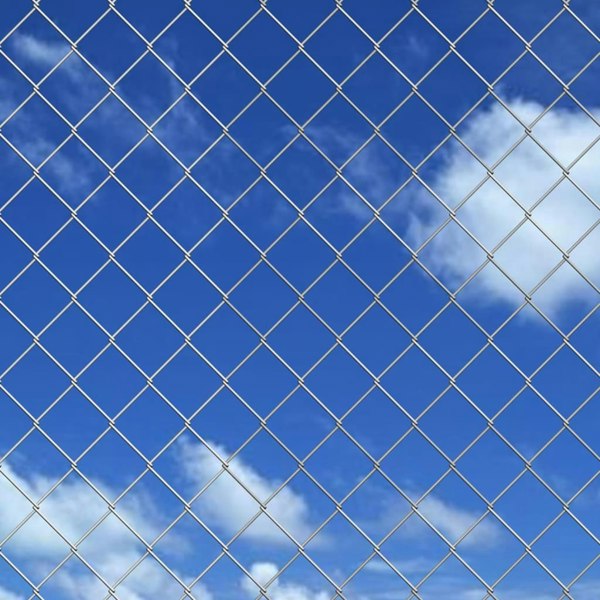 Berkfield Chain Link Fence Galvanised Steel 15x1.5 m Silver