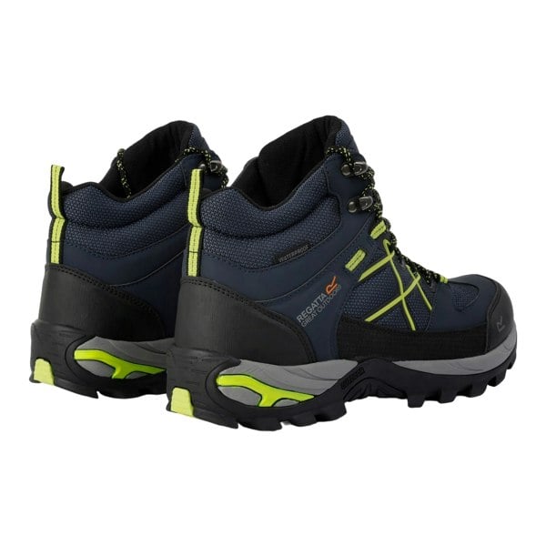 Regatta Mens Samaris III Walking Boots - Navy/Lime Punch