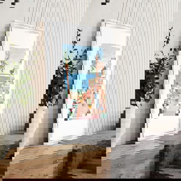 Large Wall Pictures Living Room | Set of 3 Beach Decor Wall art Prints