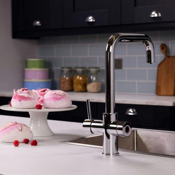 Impromta 4 in 1 Biometric Boiling Water Tap | Polished Chrome Finish