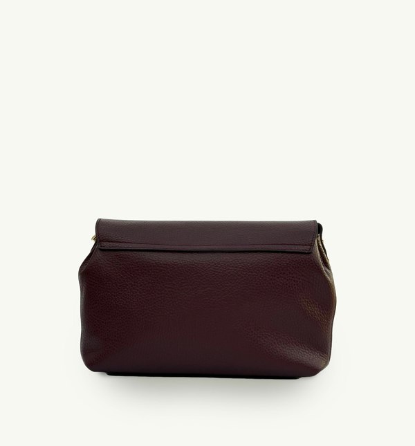 Apatchy London The Maddie Maxi Leather Bag - Port