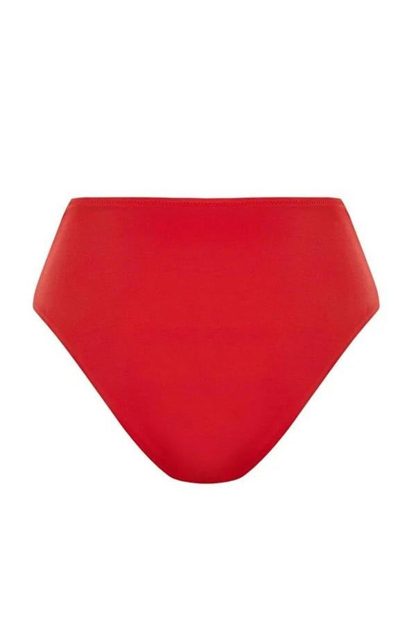 WOVCOR V-Cut Regular High Waist Bikini Bottom