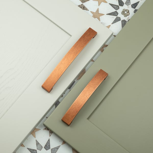Handle & Home Antique Copper Bow Handles