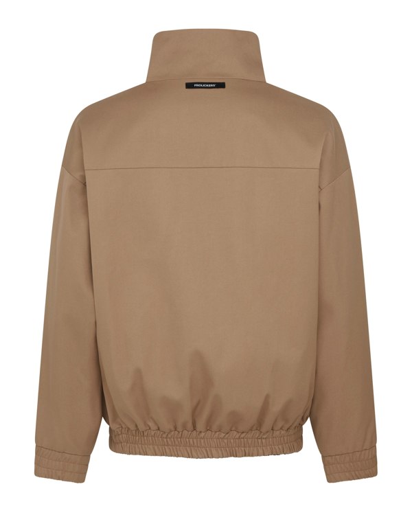 Frolickers Reversible Corduroy Bomber Jacket - Tan / Espresso