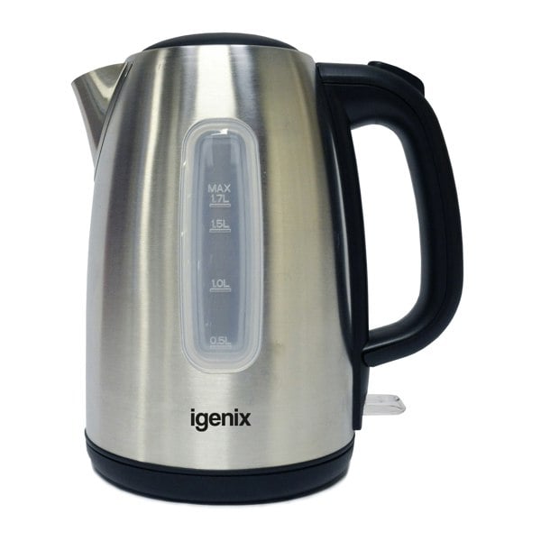 igenix 1.7 Litre Cordless Jug Kettle, 2200W, Stainless Steel