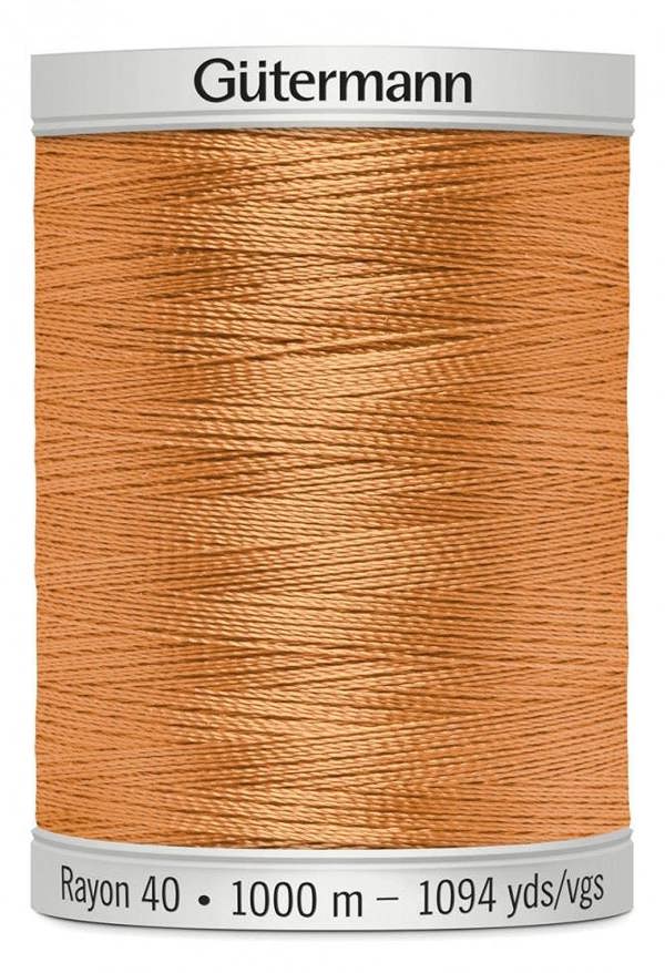 Gutermann No 40 Sulky Rayon Embroidery Thread 1000m Rayon Thread Suitable For Embroidery