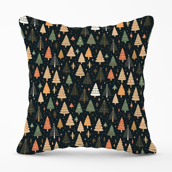 Warren Reed Boho Inspired Christmas Trees Cushions