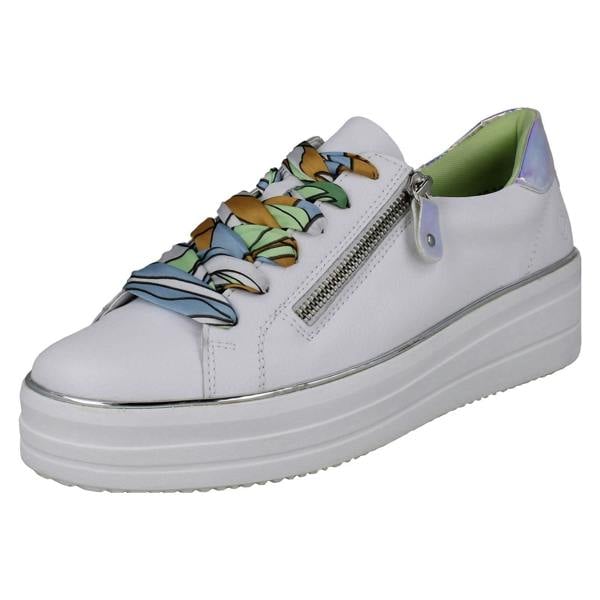 Remonte Ladies Remonte Scarf Lace Platform Trainers D1C06