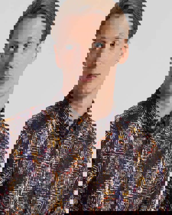 Steel & Jelly Limited Edition Abstract Eastern Inspired Digital Print Shirt