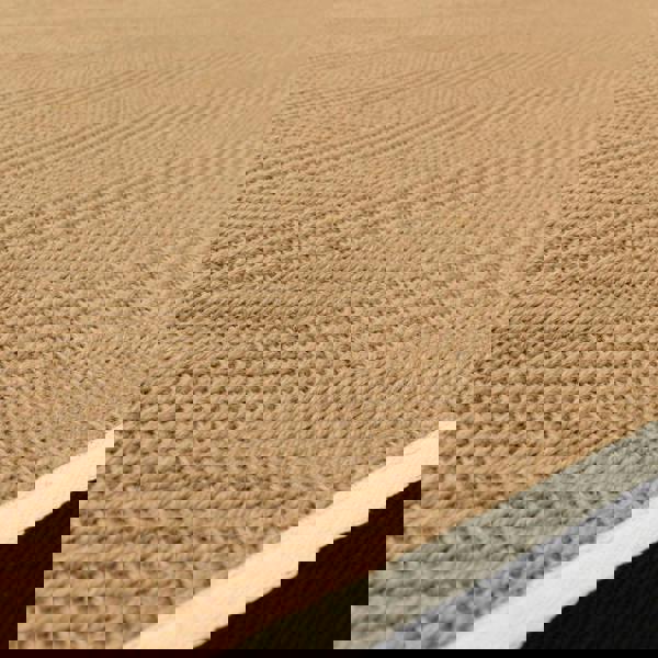 Asiatic Bordo Herringbone Jute Charcoal Rug