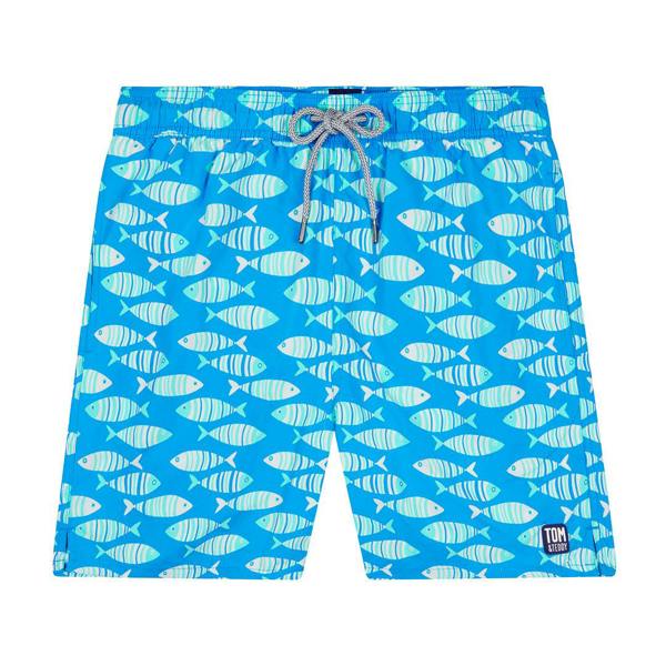 Tom & Teddy Blue Striped Fish
