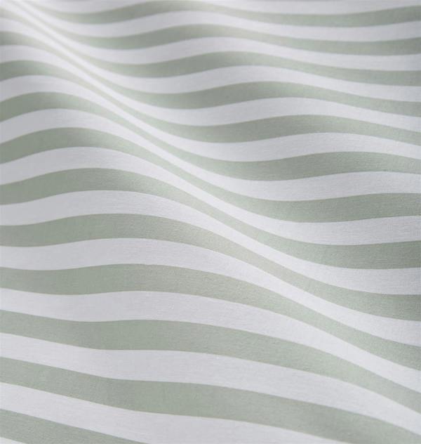 Pencil Stripe Sage Duvet Cover Set