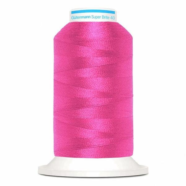 Gutermann Super Brite Polyester 40 Embroidery Thread 1000m Polyester Thread Suitable For Embroidery