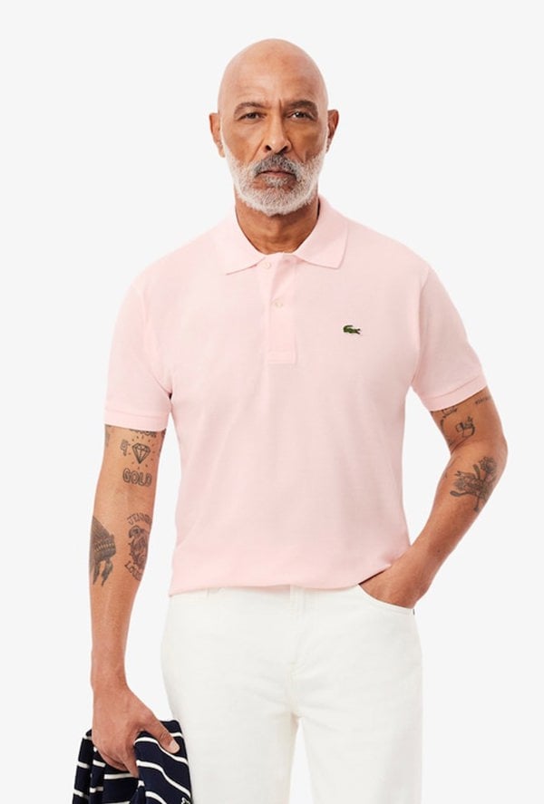 Lacoste Men's Classic Fit L.12.12 Original Polo Shirt - Pink