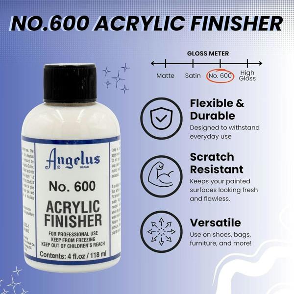 Angelus 600 Standard Gloss Finisher - Glossy Shine Sealer