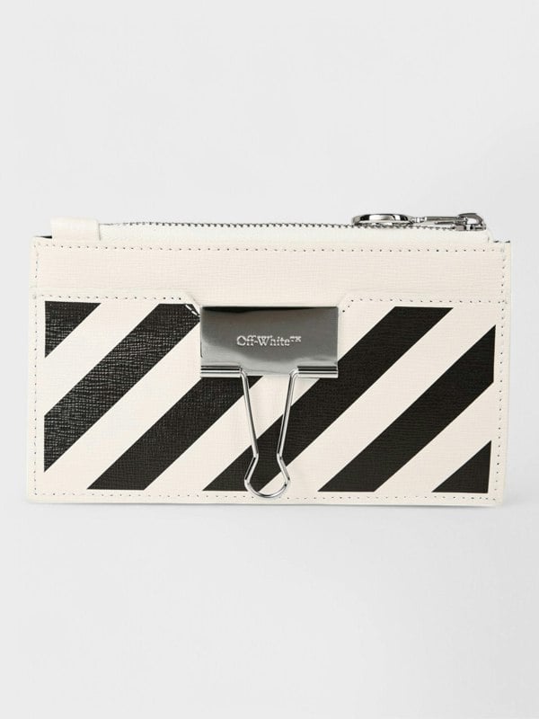 Off - White Binder Zipped Card Case - Supplied FashionOff - White