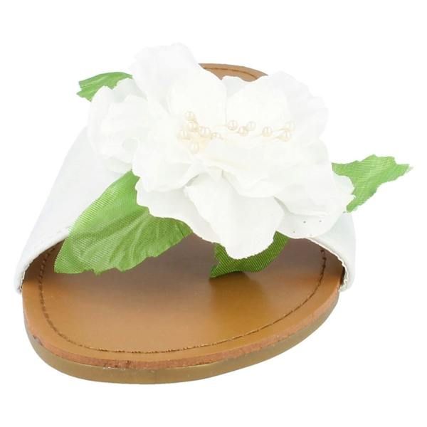Spot On Ladies Spot On Flower Detail Sandals