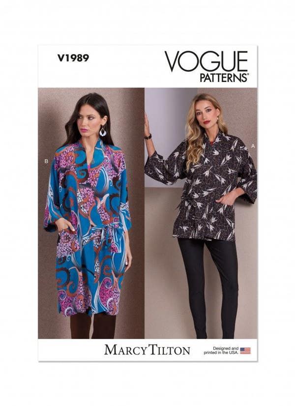 Vogue Sewing Pattern 1989, Jackets for Women, A (XS-S-M-L-XL-XXL) - Easy