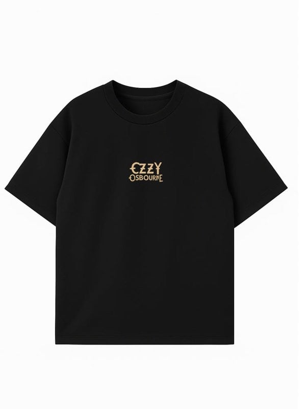 Front view of Ozzy Osbourne vintage rock T-shirt