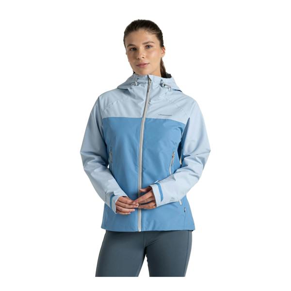 Craghoppers Womens/Ladies Vanth Waterproof Jacket - Nimbus Blue/Seaside Blue - 