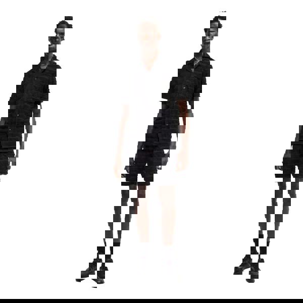 Hugo Mens Dutowel Stripe Relaxed Fit Shorts - Black - 