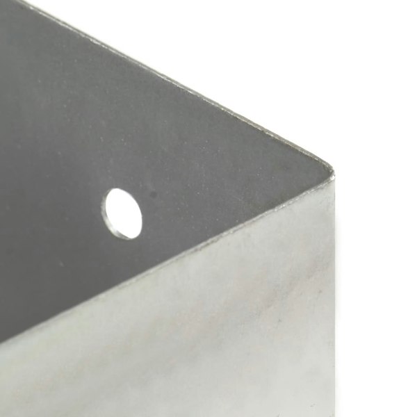 Berkfield Post Anchors 4 pcs Galvanised Metal 141 mm