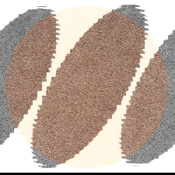 Beige colour Shaggy rug Plain design thick pile, non-shedding.