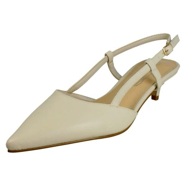 Spot On Ladies Spot On Pointed Slingback Shoes F00489