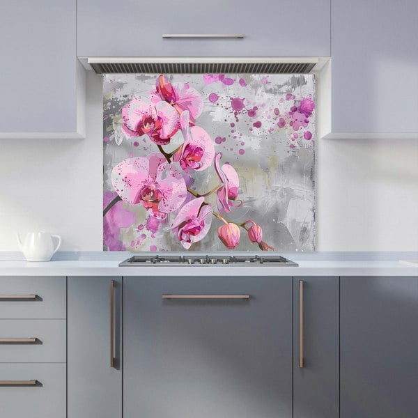 Warren Reed - Designer Orchids Splashart Kitchen Splashback