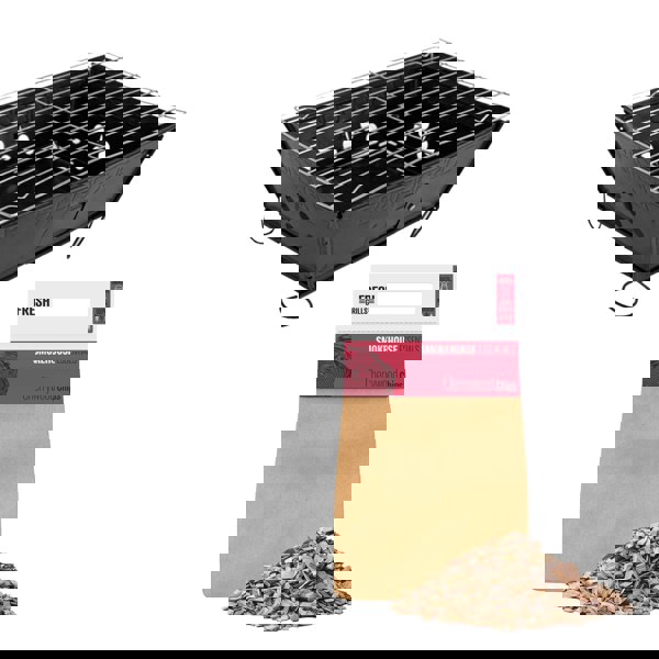 Fresh Grills Portable BBQ with Cherrywood Wood Chips