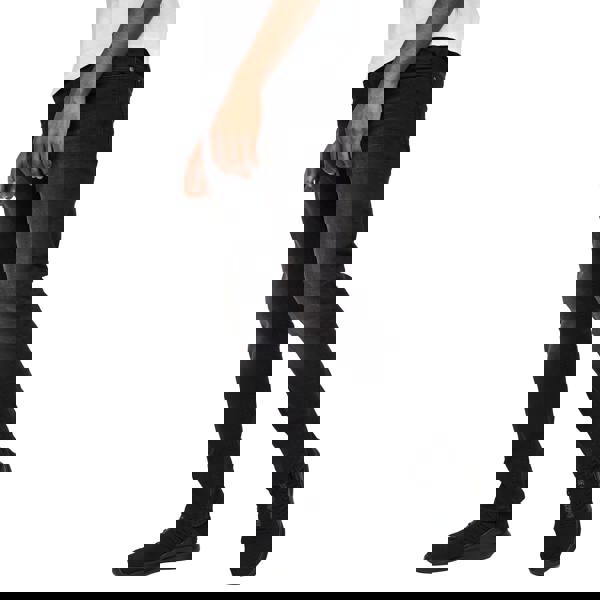 Crosshatch Mens Svelte Stretch Jeans - Black Wash - 