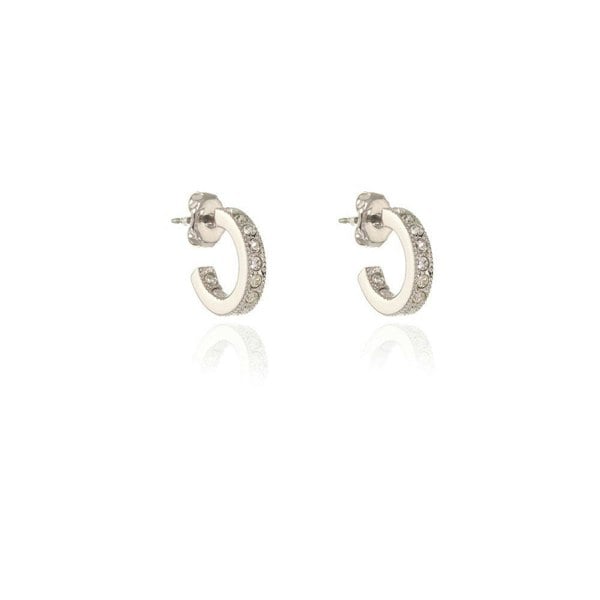 Cachet London Saga 12mm Silver Hoop Earrings