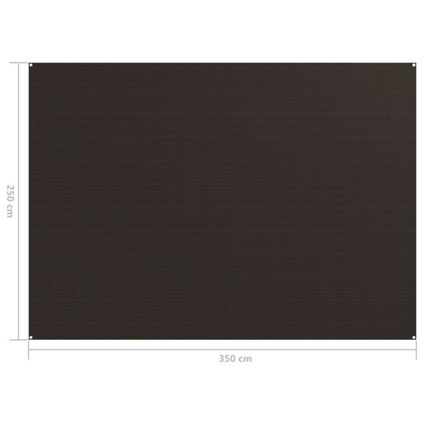 Berkfield Tent Carpet 250x350 cm Brown