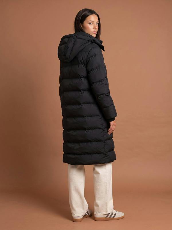 Urban Bliss Seamless Puffer Jacket Black