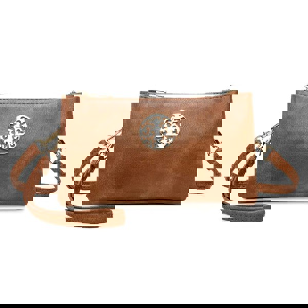 Love EMVY Rustic Tree Collection Crossbody Bag with Clutch Wrist Strap