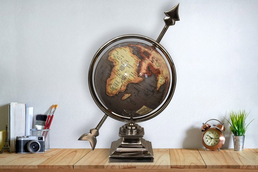 Artisan Furniture Grey Cupid Globe