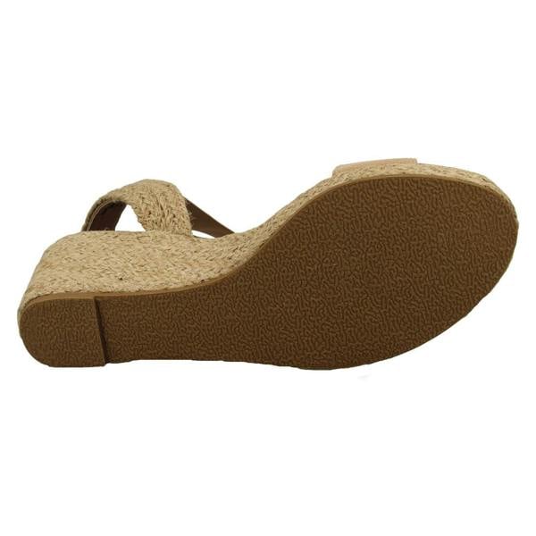 Savannah Womens Savannah Slip On Wedge Heeled Sandal F2297