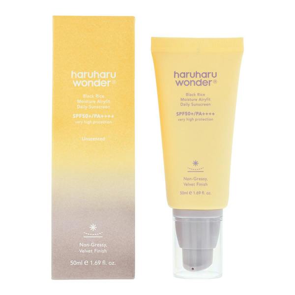 Haruharu Wonder Black Rice Moisture Airyfit Daily Sun Cream SPF 50 50ml