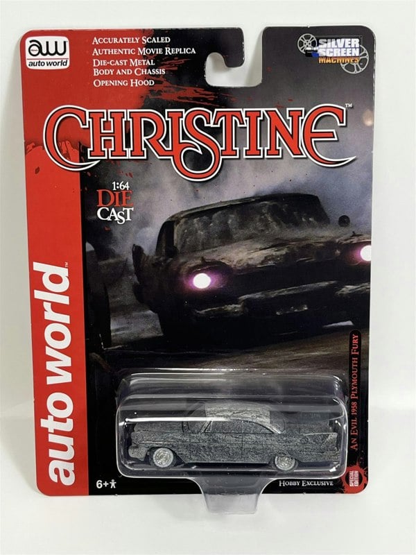 Auto World Slot Cars Christine An Evil 1958 Plymouth Fury Charred 1:64 Auto World AWSP040