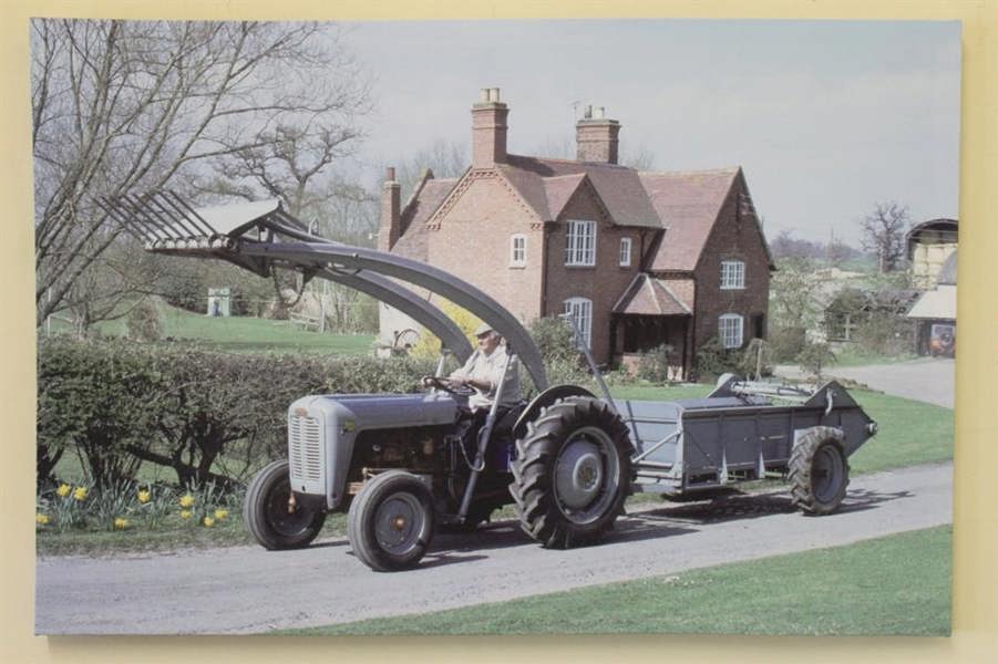 Ferguson FE35 Tractor with Loader and Muck Spreader 