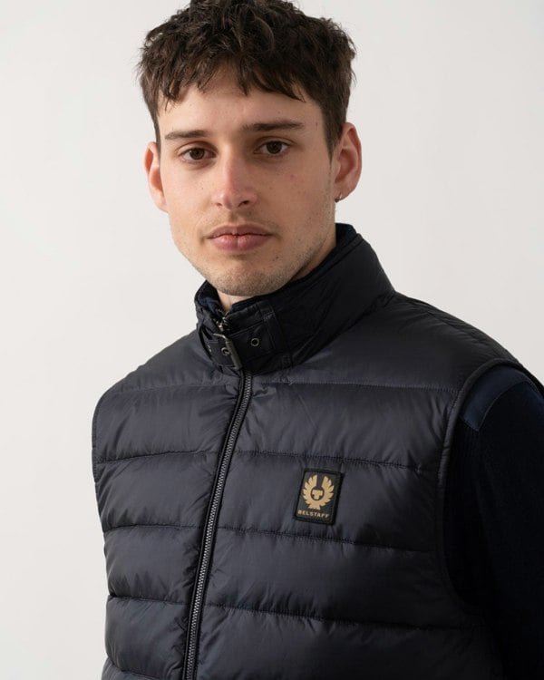 Belstaff Mens Circuit Gilet - Dark Ink