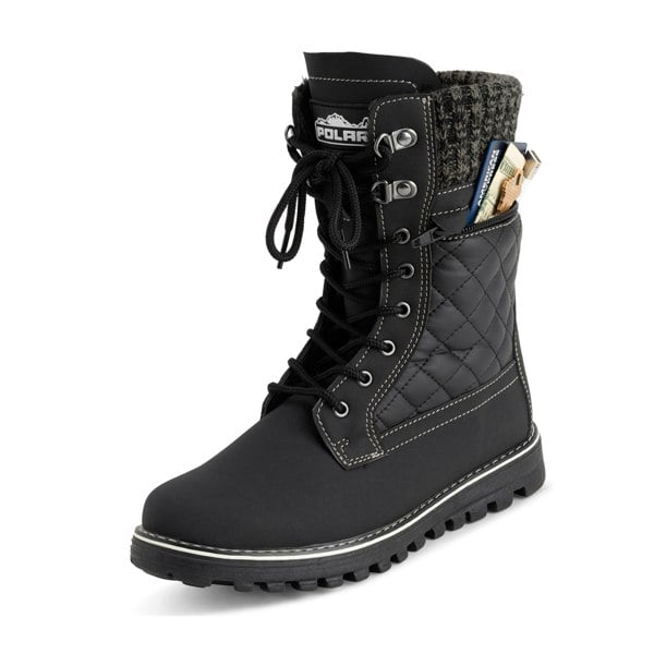 VIVA Polar Women's Memory Foam Thermal Deep Tread Rubber Sole Snow Boots