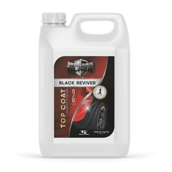 RimPro-Tec Group Bring Back Black™ Reviver 5 Liter Kit - Base Coat Black, Top Coat Gloss & Satin