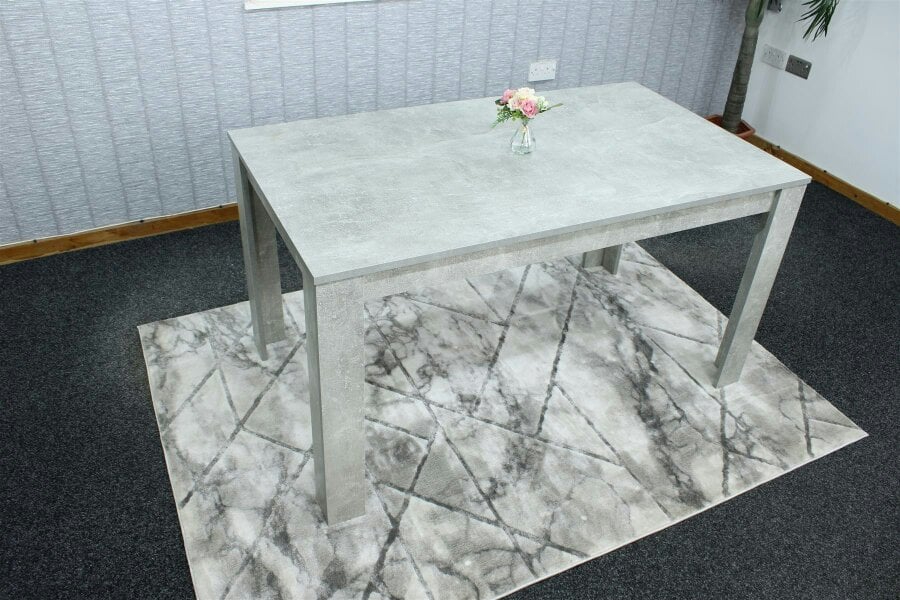 Kosy Koala Wooden Dinning Table In Stone Grey Effect